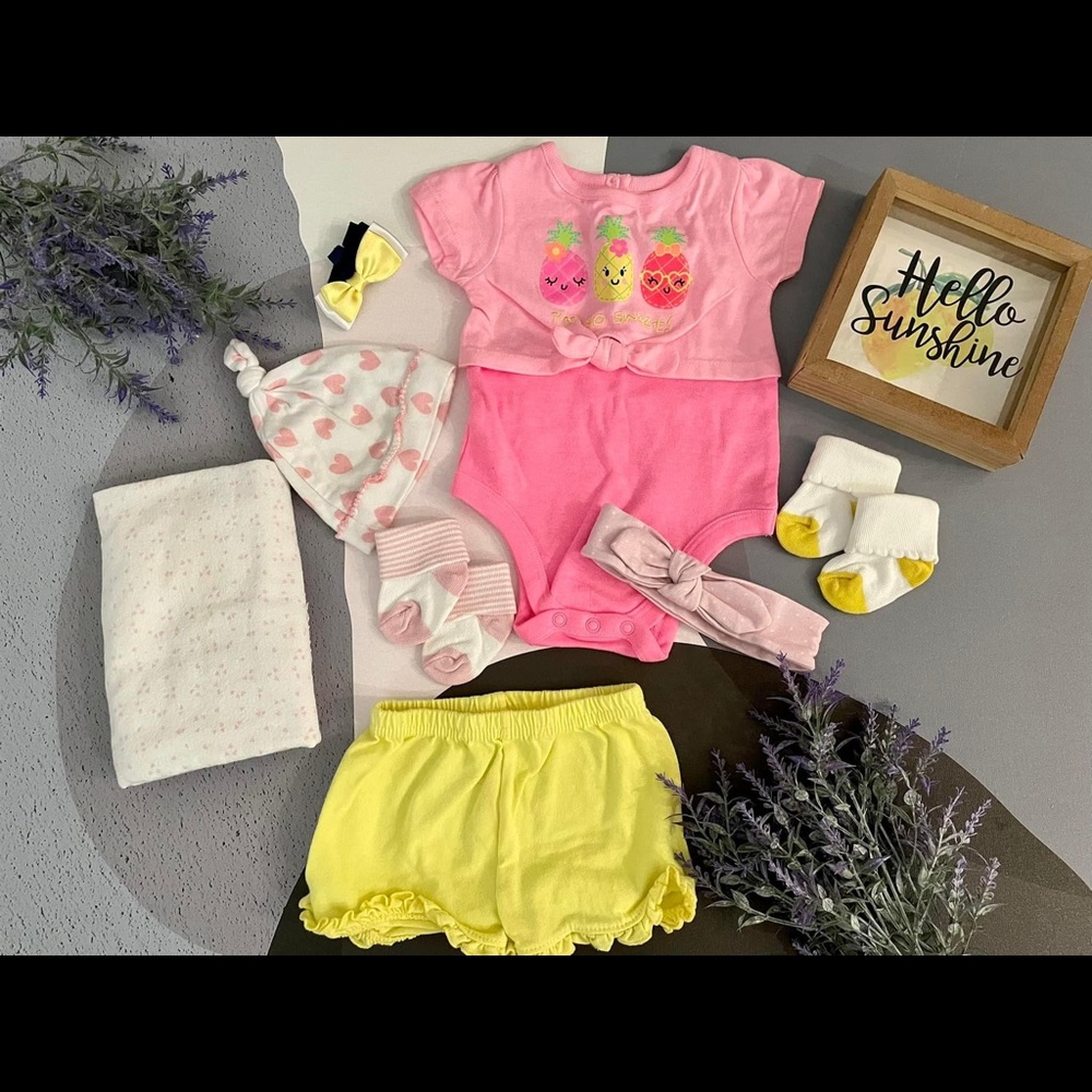 EVERYTHING LEMONADE 🍋💕
Babygirl 0-3mo bundle